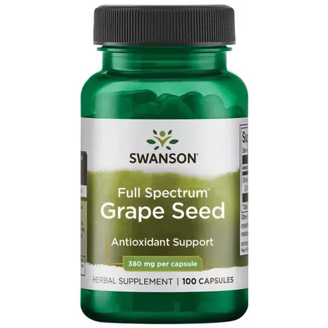 Swanson Full Spectrum Grape Seed - nasiona winogron 380mg (100kap)