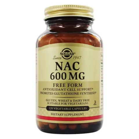 Solgar NAC (N-acetylo-L-cysteina) 600 mg (120kap)