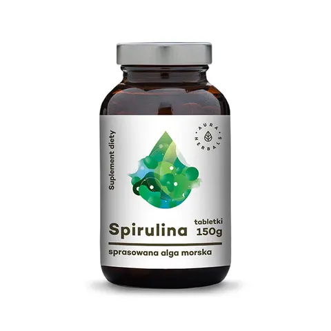 Aura Herbals Spirulina 150g (600tab)(data do 16.02.2027)