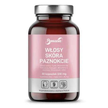 YANGO Panaseus Włosy skóra paznokcie (50 kap)