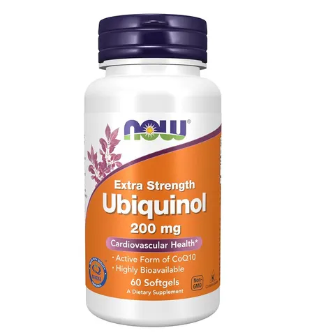 Now Foods Ubiquinol Ubichinol 200mg (60 kap)