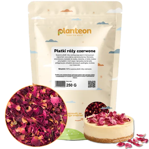 Płatki róży czerwone 250g