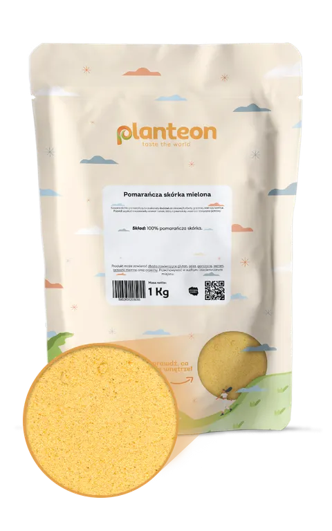Pomarańcza skórka mielona 1kg