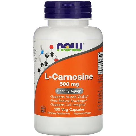 Now Foods L-Carnosine (karnozyna) 500 mg (100 kap)