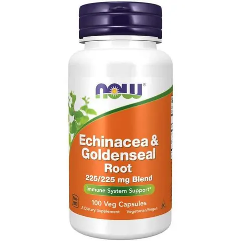 Now Foods Echinacea & Goldenseal Root Jeżówka Gorzknik (100 kap)