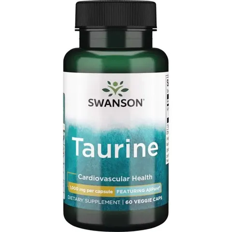 Swanson AjiPure Taurine (Tauryna) 1000 mg - (60kap)