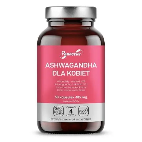 YANGO Panaseus Ashwaganda dla kobiet (50 kap)