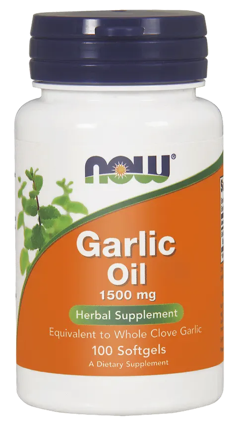 Now Foods Garlic Oil 1500 mg (100 kap)