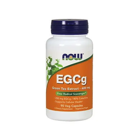 NOW FOODS EGCg Green Tea Extract - Zielona Herbata ekstrakt 400 mg (90 kaps.)