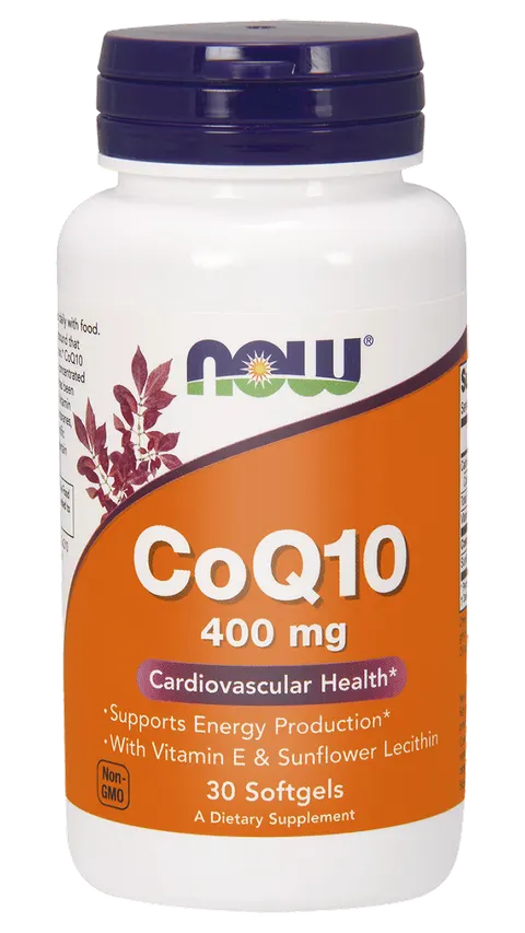 Now Foods Koenzym CoQ10 400 mg (30 kap)