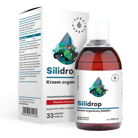 Silidrop Krzem Organiczny MMST, Aura Herbals, 500ml