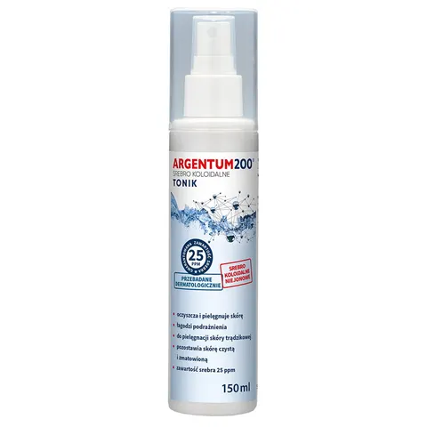 Aura Herbals Argentum200 Srebro Koloidalne (25 ppm) Tonik - aerozol (150ml)