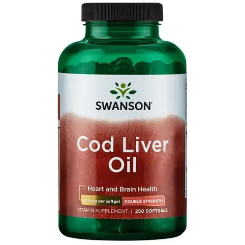Swanson Cod Liver Oil 700 mg (250 kap)