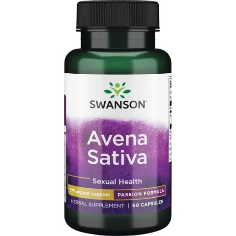 SWANSON Avena Sativa 575mg 60 kaps