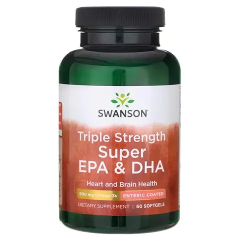 Swanson Triple Strength Super EPA & DHA 900 mg (60 kap)