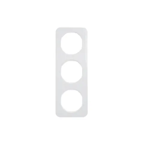 R.1 Ramka 3-krotna, biały, połysk; 10132189 BERKER by HAGER
