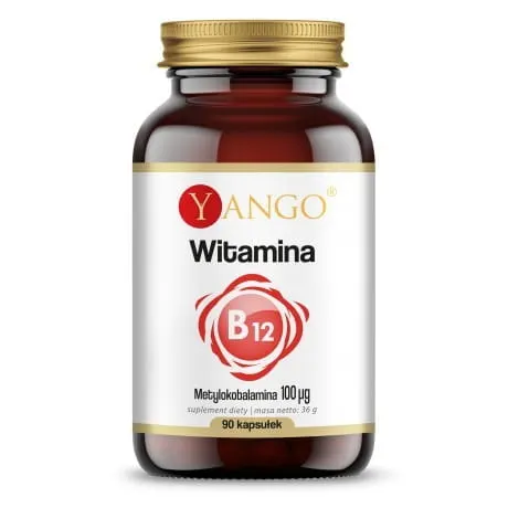 YANGO Witamina B12 - Metylokobalamina 100 µg (90 kap)