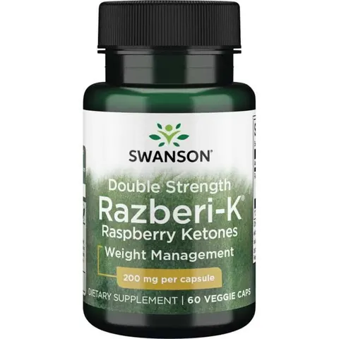 Swanson Double Strength Razberi-K 200mg (60kap)