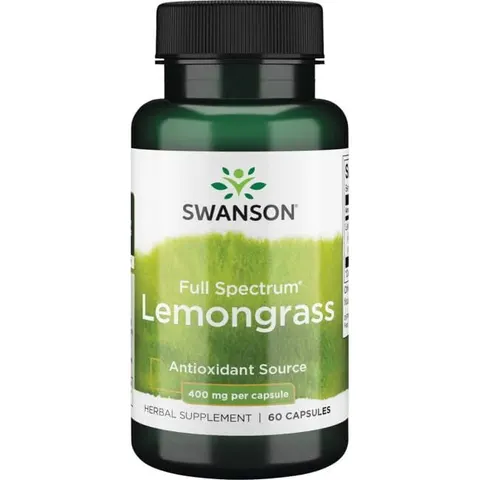 Swanson Full Spectrum Lemongrass 400 mg (60 kap)