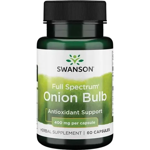 Swanson Full Spectrum Onion Bulb 400 mg (60 kap)