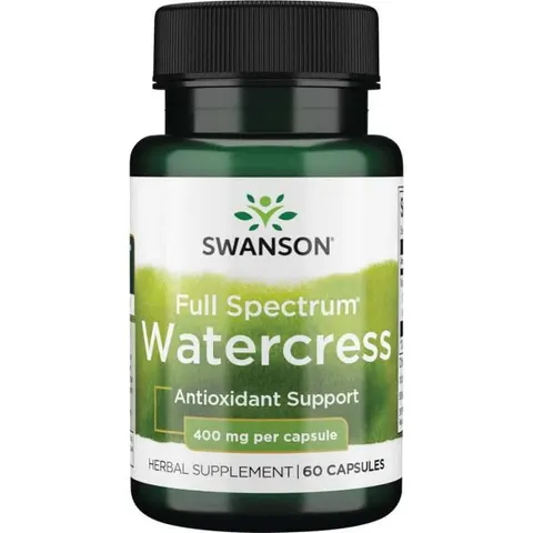 Swanson FS Watercress Rukiew wodna 400mg (60kap)