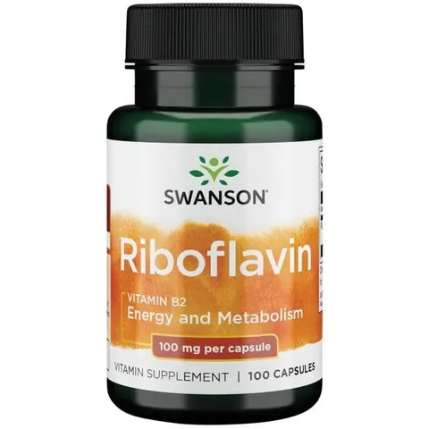 Swanson Witamina B2 Riboflavin Ryboflawina (100kap)