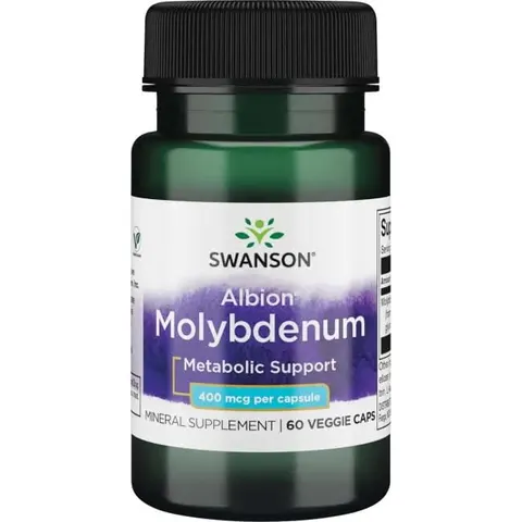 Swanson Albion Molybdenum 400 mcg (60kap)