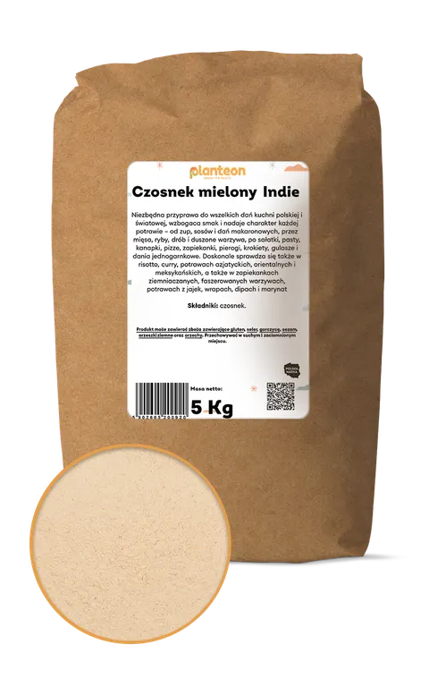Czosnek mielony Indie 5kg