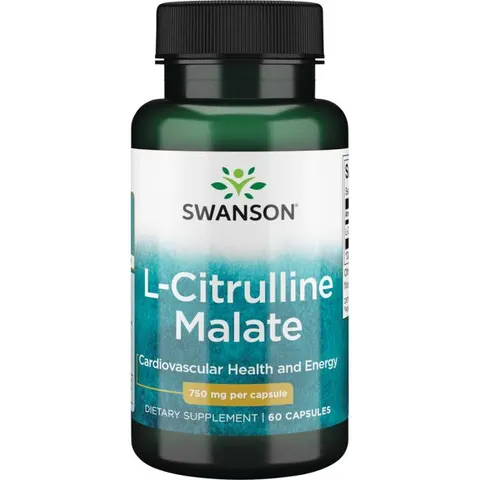Swanson L-Citrulline Malate - Jabłczan cytruliny 750mg (60kap)