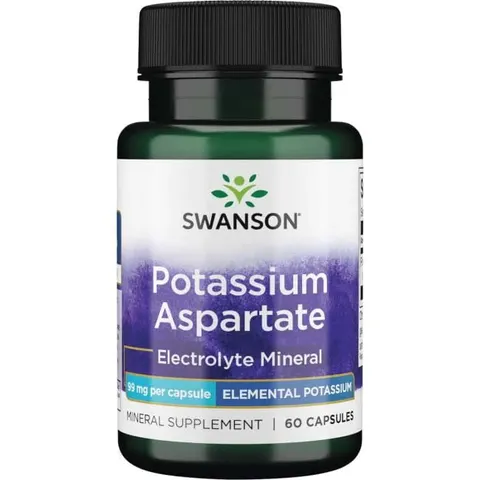 Swanson Potassium Aspartate 99mg (60kap)