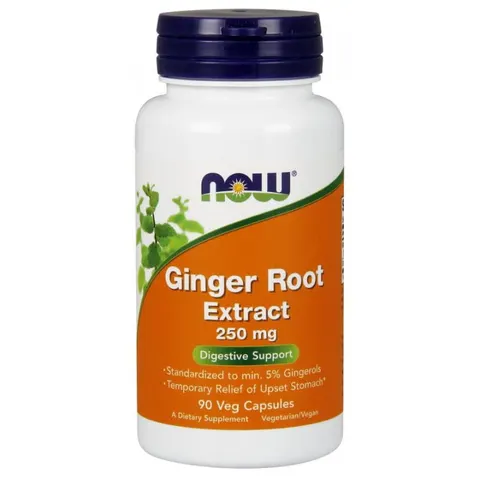 Now Foods Ginger Root Extract Imbir 250mg(90kap)