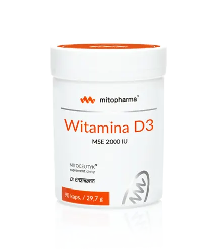 Mitopharma Witamina D3 2000 IU MSE dr Enzmann (90kap)