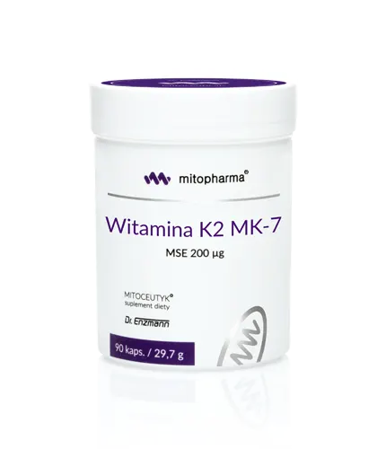 Mitopharma Witamina K2 MK-7 MSE dr Enzmann(90kap)(data do 30.04.2027)