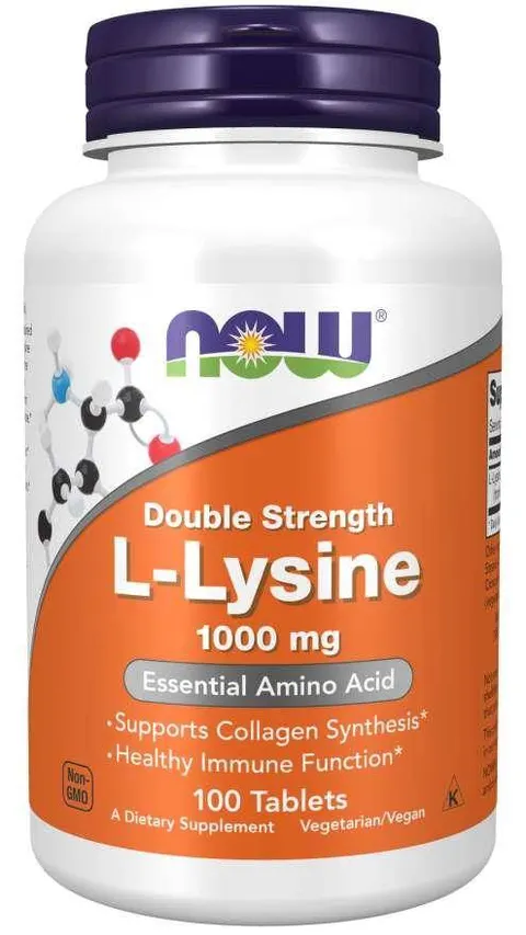 NOW FOODS L-Lizyna 1000 mg (100 tabl.)