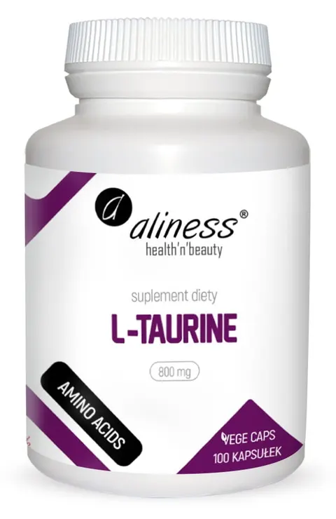 Aliness L-Taurine Tauryna 800 mg (100kap)
