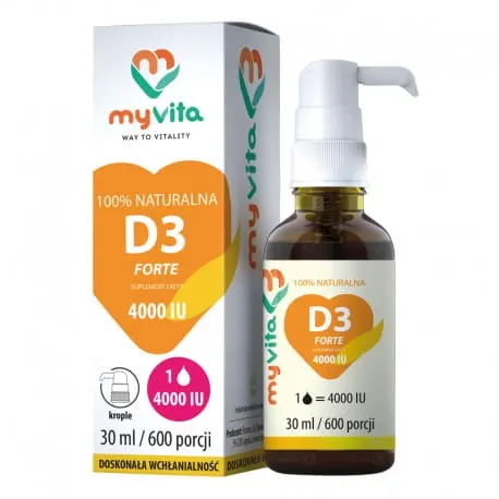 MyVita Witamina D3 4000IU MAX krople (30ml)