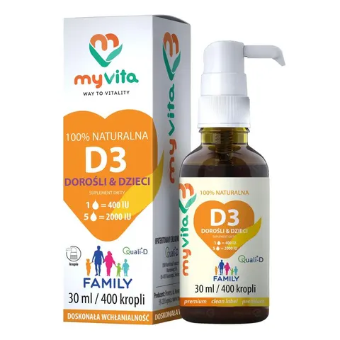 MyVita Witamina D3 Family krople (30ml)