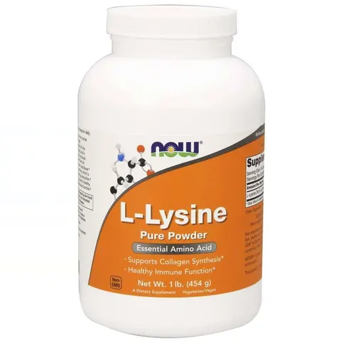 L-Lizyna proszek Pure Powder 454 g NOW FOODS