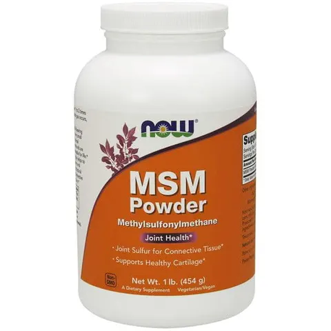 Siarka MSM Metylosulfonylometan 454 g NOW FOODS