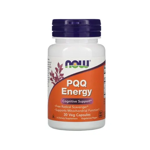 Now Foods PQQ 20 mg Energi (30kap)