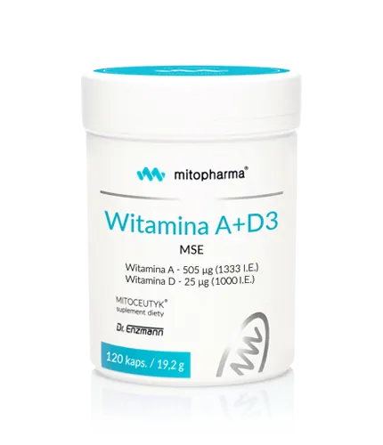 Mitopharma Witamina A + D3 MSE Dr Enzmann (120kap)