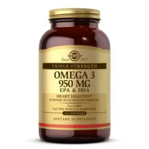 Solgar Triple Strength Omega 3 950mg (100 softgels)