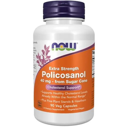 NOW FOODS Polikosanol Extra Strength 40 mg (90 kaps.)