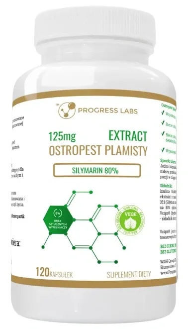 Progress Labs Ostropest Plamisty SILYMARYNA 80%(120kap)