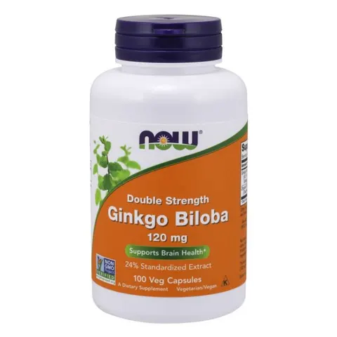 Now Foods Ginkgo Biloba 120mg (100 kap)