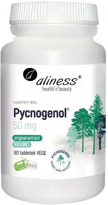 Aliness Pycnogenol® extract 65% 50 mg (60 tab)
