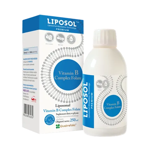 Aliness Liposol B Complex Folate 100%TM (250 ml)