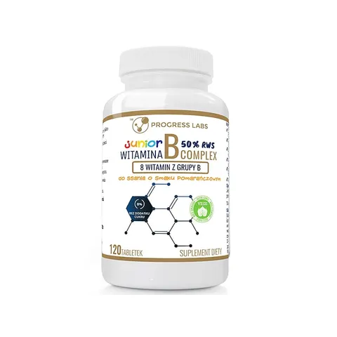 Progress Labs WITAMINA B Complex dla dzieci Junior (120 tab do ssania)