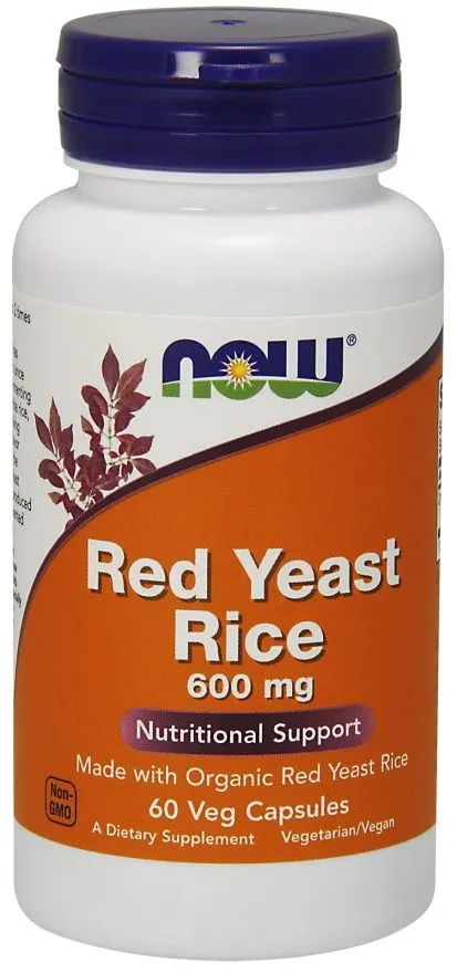 NOW FOODS Red Yeast Rice 600 mg (60 kaps.)
