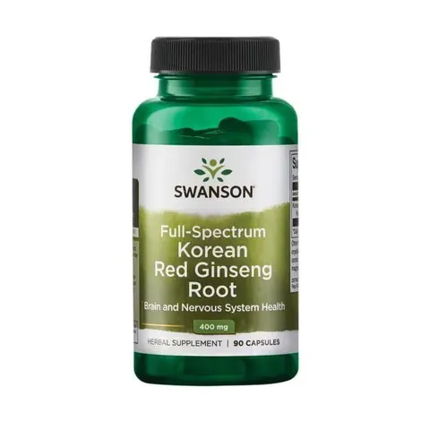 Swanson FS Korean Red Ginseng Root 400 mg (90 kap)